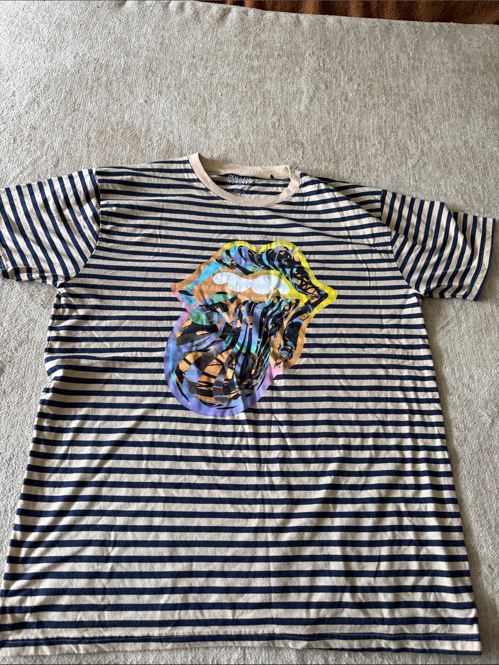 Women’s T shirt striped Rolling Stones